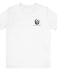 Second Amendment Patriotic Shirt with Rifle and Text Design, bill of rights, white colored shirt, front view