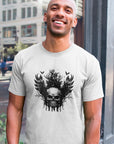 dark-skull-with-wings-graphic-white-t-shirt-mockup-of-a-happy-bald-man-wearing-a-t-shirt-on-the-street