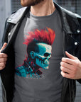 menace-punk-black-t-shirt-mockup-of-a-man-wearing-a-leather-jacket-on-the-street
