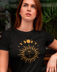 moon-phase-with-sun-black-t-shirt-mockup-of-a-stylish-woman-wearing-a-basic-round-neck-tee