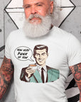 punk-coffee-funny-cartoon-white-t-shirt-tee-mockup-featuring-a-senior-man-with-a-white-beard-and-tattoos