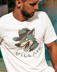 suave-predator-villain-punk-white-t-shirt-mockup-of-a-bearded-man-with-a-tee-sitting-by-a-pool