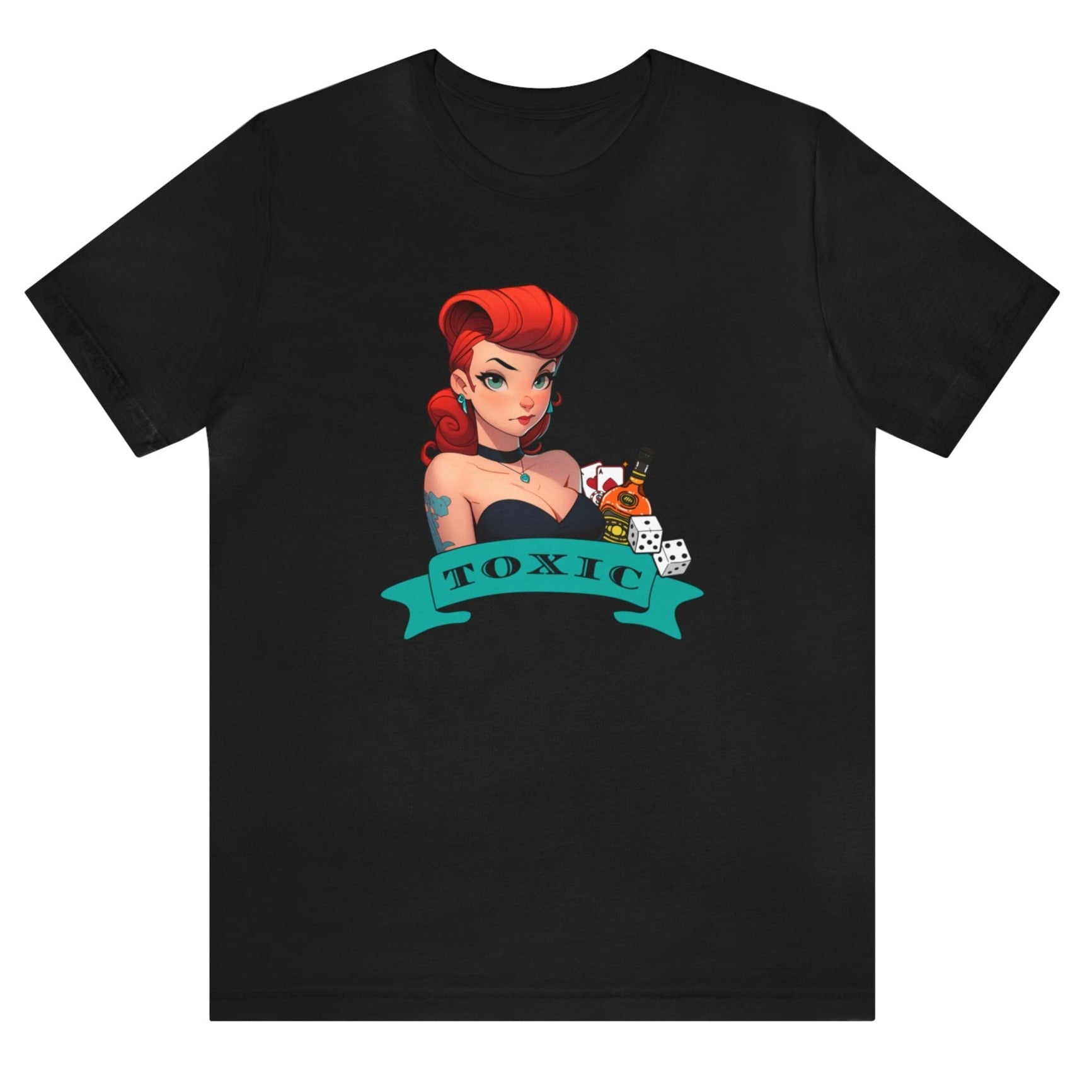 toxic-redhead-dice-liquor-playing-cards-black-t-shirt