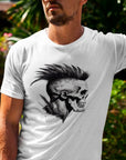 war-hawk-skull-with-feather-mohawk-black-t-shirt--mockup-of-a-bearded-man-leaning-on-a-palm-tree  1920 × 1280px
