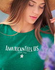 americantees-us-austin-tx-heather-kelly-green-t-shirt-unisex-mockup-featuring-a-woman-at-a-lavender-field