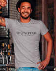 dignified-until-the-firstpitch-athletic-heather-t-shirt-mens-sports-baseball-heathered-tee-mockup-of-a-man-standing-at-a-bar-s-entrance
