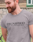dignified-until-the-green-flag-drops-athletic-heather-mens-t-shirt-sports-racing-mockup-of-a-man-in-front-of-a-house