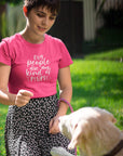 dog-people-are-my-kind-of-people-berry-t-shirt-animal-lover-pretty-girl-training-her-dog-while-wearing-a-round-neck-tee-mockup