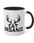 eat-organic-glossy-mug-11-oz-with-deer-horns-right-side-hunting