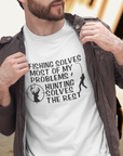 fishing-solves-most-of-my-problems-hunting-solves-the-rest-white-t-shirt-mockup-of-a-bearded-man-wearing-a-leather-jacket