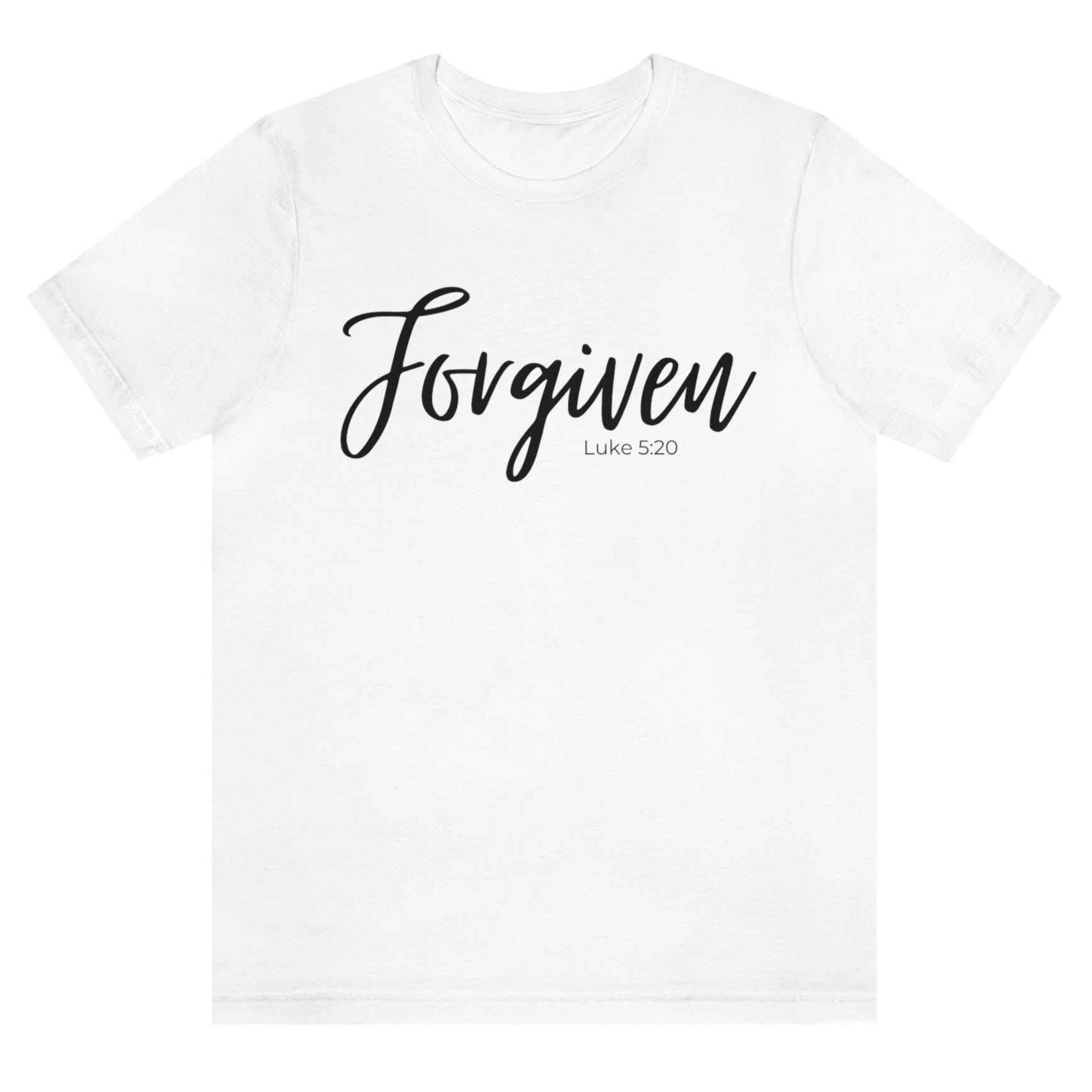 forgiven-luke-5-20-white-t-shirt-unisex-inspiring-christian