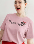 hay-girl-hay-pink-t-shirt-cowgirl-womens-t-mockup-of-a-happy-woman-posing-with-her-valentine-s-day-outfit