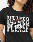 heifer-please-black-t-shirt-mockup-of-a-curly-haired-woman-wearing-a-bella-canvas-crewneck-tee