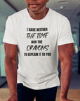 i-have-neither-the-time-nor-the-crayons-to-explain-it-to-you-white-t-shirt-unisex-mockup-of-a-man-at-an-office-meeting
