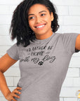 id-rather-be-home-with-my-dog-athletic-heather-grey-t-shirt-animal-lover-mockup-of-a-woman-painting-a-wall