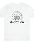 in-a-world-full-of-unicorns-be-a-bad-ass-white-t-shirt-womens-funny-donkey