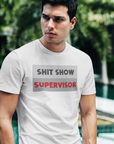 shit-show-supervisor-t-shirt-mockup-of-a-fashionable-man-posing-by-a-pool