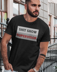 shit-show-supervisor-t-shirt-mockup-of-a-serious-looking-man-standing-on-concrete-steps