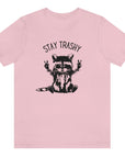 stay-trashy-with-racoon-pink-t-shirt-unisex