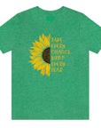 take-every-chance-drop-every-fear-heather-kelly-green-t-shirt-sunflower