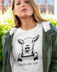 the-meh-eh-eh-sheep-white-t-shirt-womens-mockup-of-a-young-woman-wearing-a-huntress-jacket
