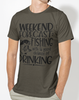 weekend-forecast-fishing-with-a-good-chance-of-drinking-army-greent-shirt-bella-canvas-tee-mockup-featuring-a-confident-young-man