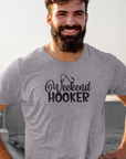 weekend-hooker-athletic-heather-grey-t-shirt--tee-mockup-of-a-bearded-man-exercising
