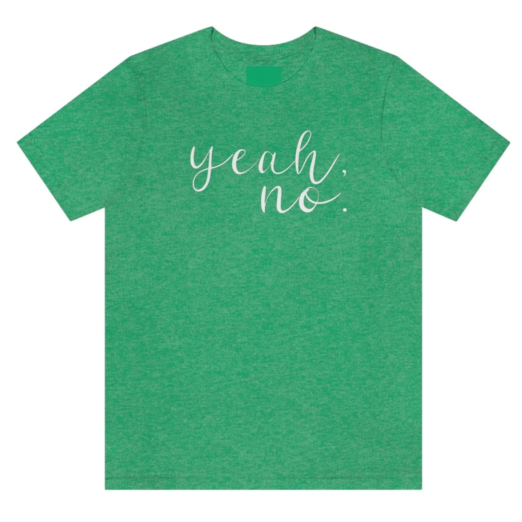 yeah-no-heathered-kelly-t-shirt-womens