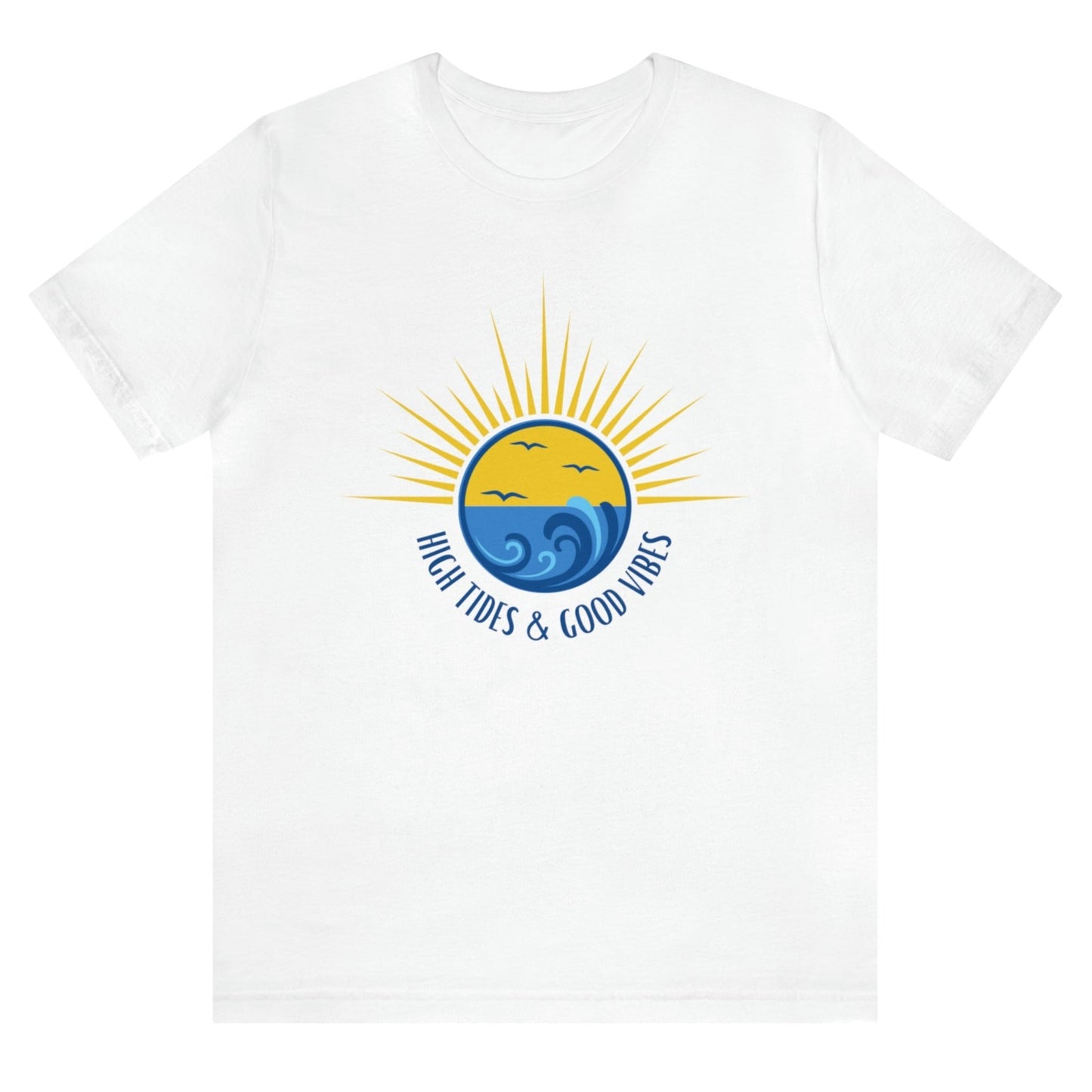 high-tides-and-good-vibes-white-t-shirt-beach-sunset-unisex