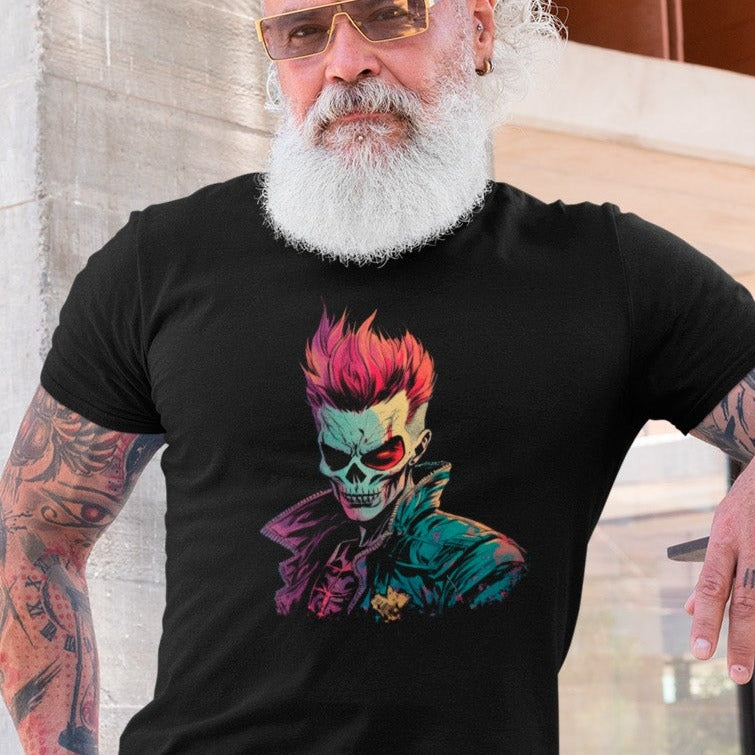 punk-hero-black-t-shirt-mockup-featuring-a-tattooed-senior-man-with-sunglasses