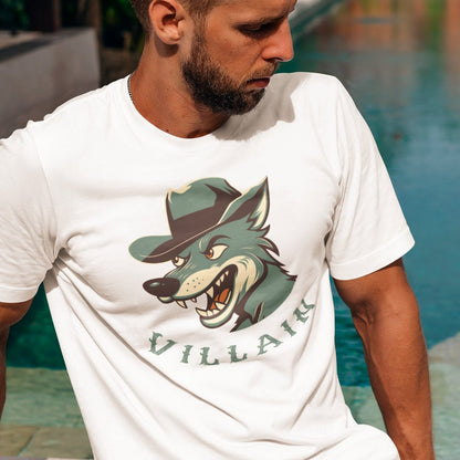 suave-predator-villain-punk-white-t-shirt-mockup-of-a-bearded-man-with-a-tee-sitting-by-a-pool