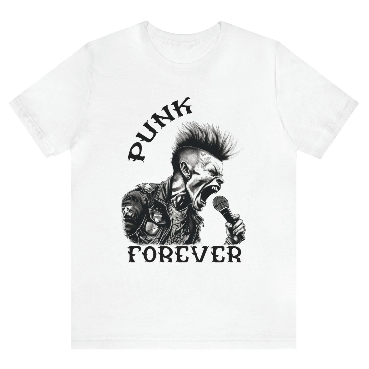 punk-forever-punker-singing-white-t-shirt-