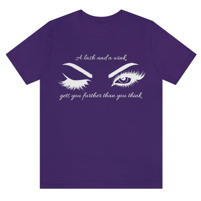 a-lash-and-a-wink-gets-you-further-than-you-think-team-purple-t-shirt-womens-lashes