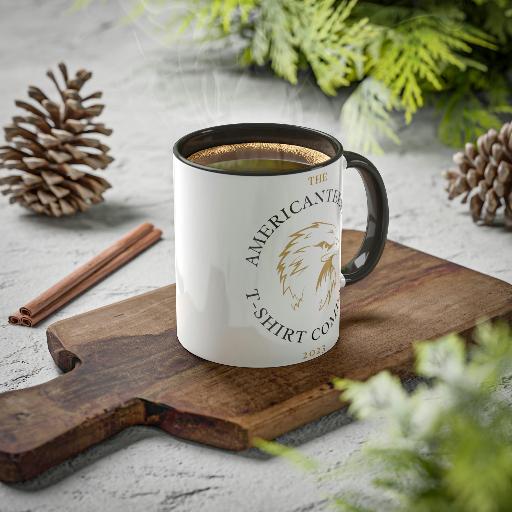american-tees-us-logo-text-glossy-mug-11-oz-coffee-mockup-on-a-cutting-board