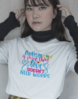 autism-is-proof-that-love-doesnt-need-words-white-t-shirt-awareness-mockup-of-a-serious-e-girl-wearing-a-bella-canvas-tee