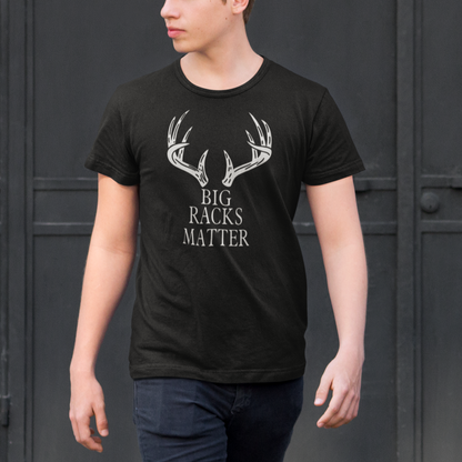 big-racks-matters-black-t-shirt-hunting-mockup-of-a-young-man-on-the-street