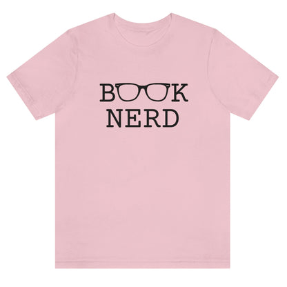 book-nerd-with-glasses-graphic-pink-t-shirt-womens-reading