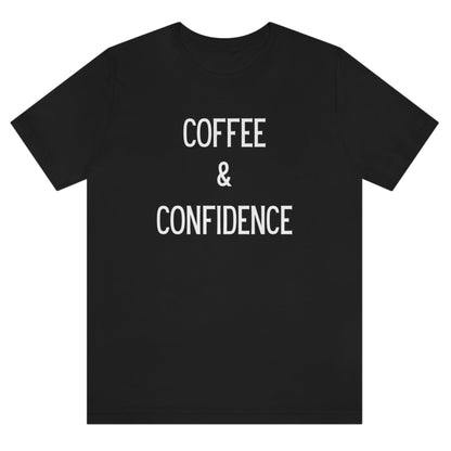 coffee-and-confidence-black-t-shirt-unisex