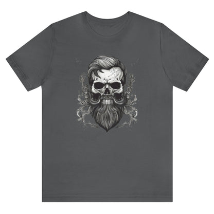 Forever-bearded-skull-with-moustache-and-beard-asphalt-t-shirt-