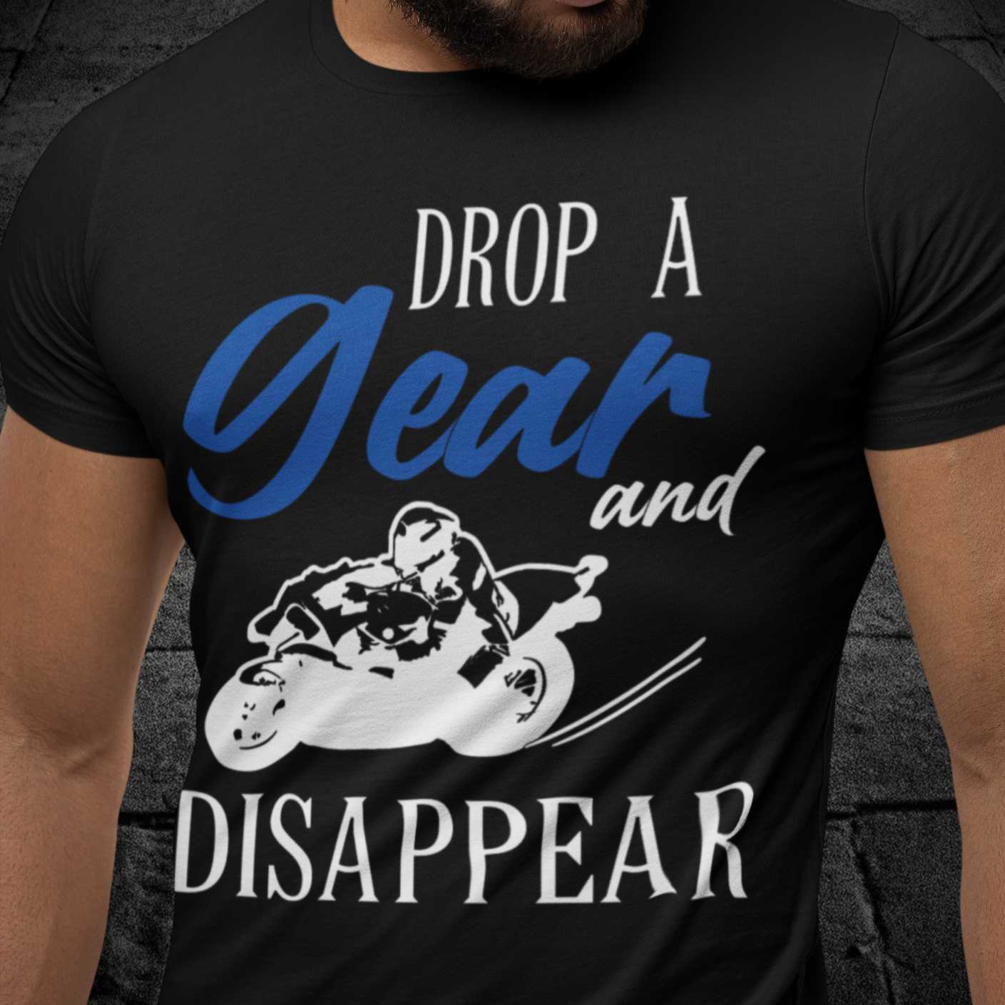 drop-a-gear-and-disappear-mockup-of-a-bearded-man-wearing-a-unisex-short-sleeve-tee-from-bella-canvas