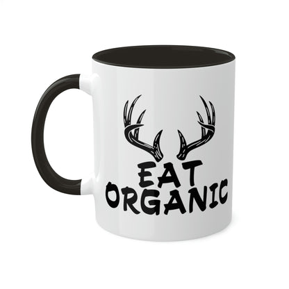 eat-organic-glossy-mug-11-oz-with-deer-horns-left-side-hunting