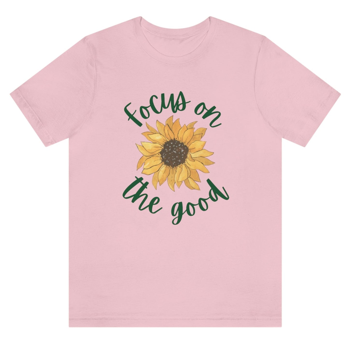 focus-on-the-good-sunflower-pink-t-shirt-womens