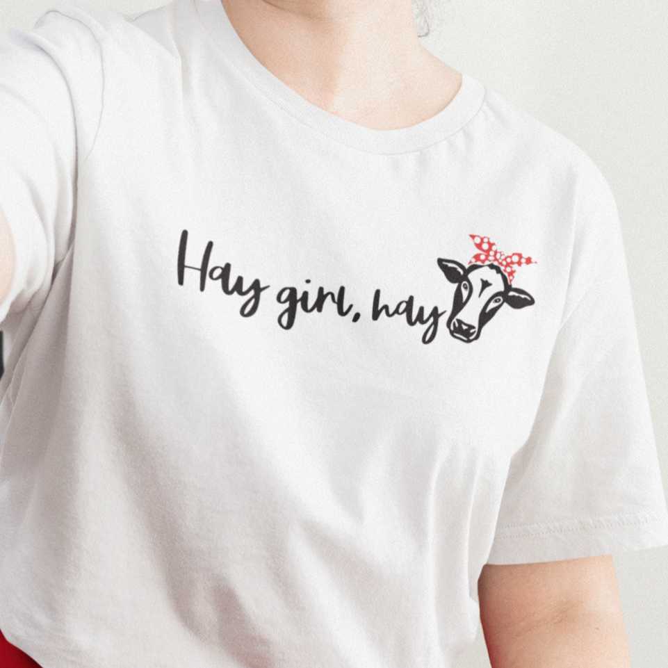 hay-girl-hay-t-shirt-mockup-of-a-woman-taking-a-selfie-with-her-valentine-s-day-outfit-