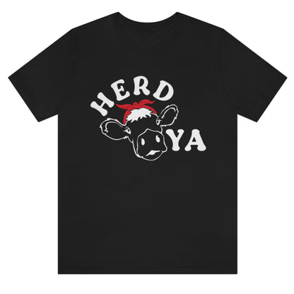 herd-ya-black-t-shirt-cowgirl
