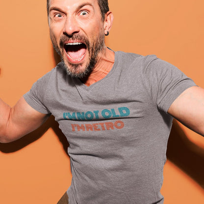 im-not-old-im-retro-athletic-heather-grey-t-shirt-mockup-featuring-an-excited-man-celebrating