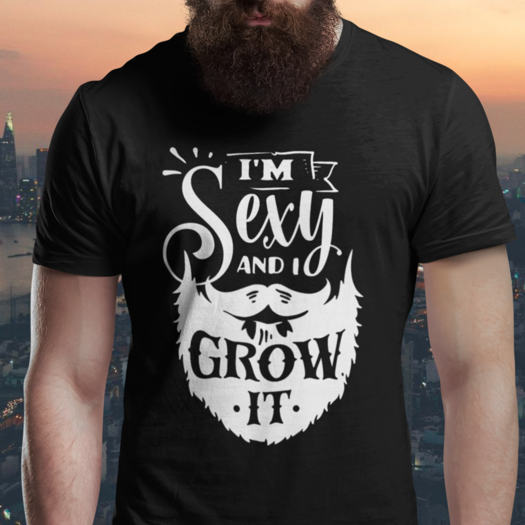 im-sexy-and-i-grow-it-black-t-shirt-mockup-featuring-a-hipster-man-with-a-long-beard-in-a-studio
