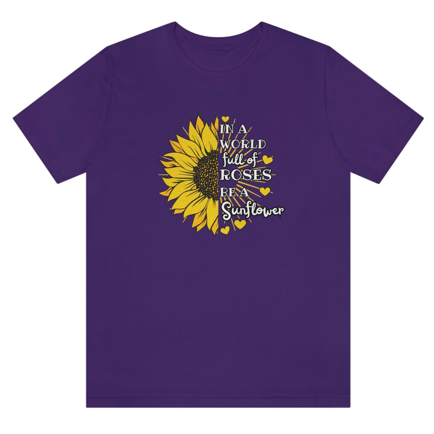 in-a-world-full-of-roses-be-a-sunflower-team-purple-t-shirt-womens