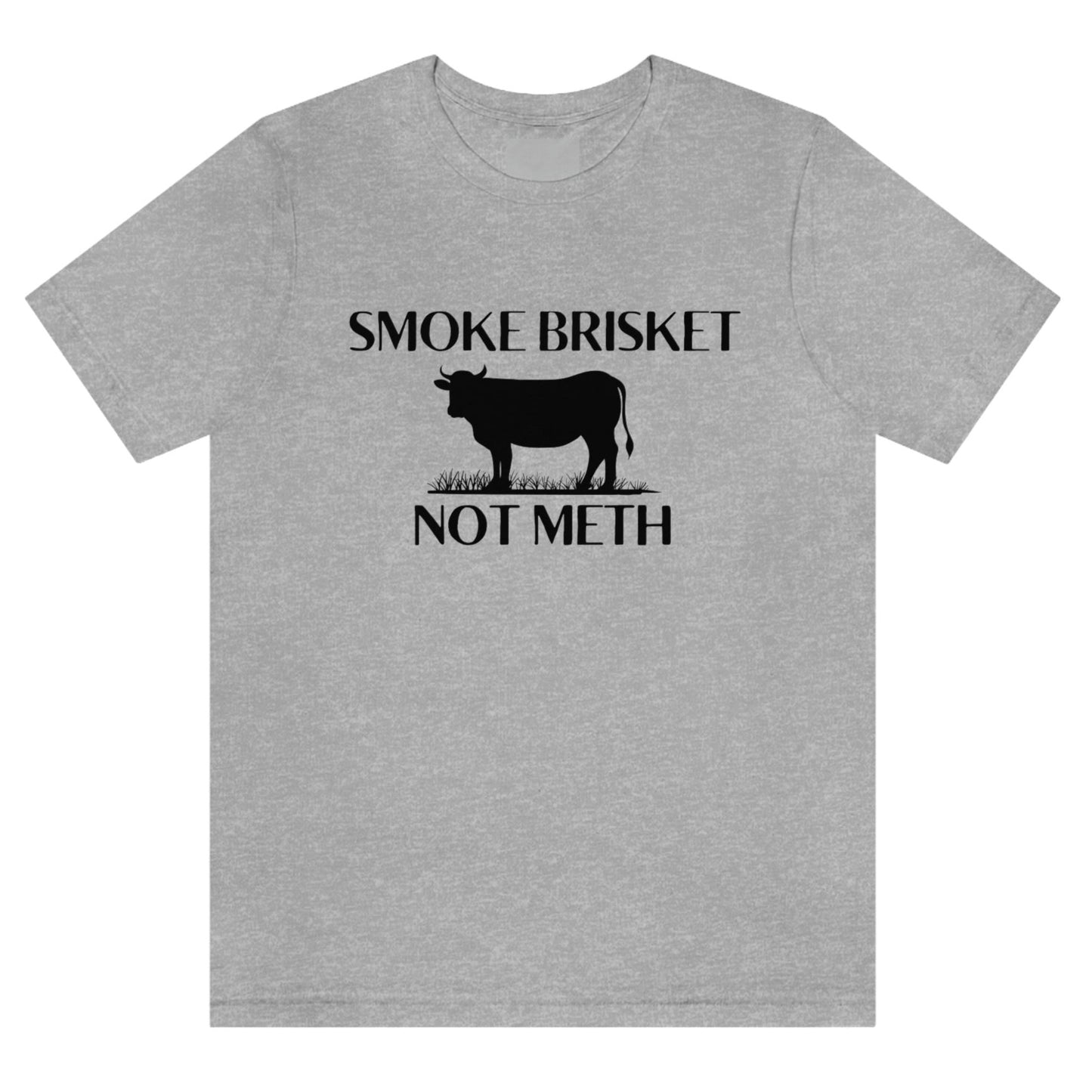 smoke-brisket-not-meth-athletic-heather-grey-t-shirt-funny-cow
