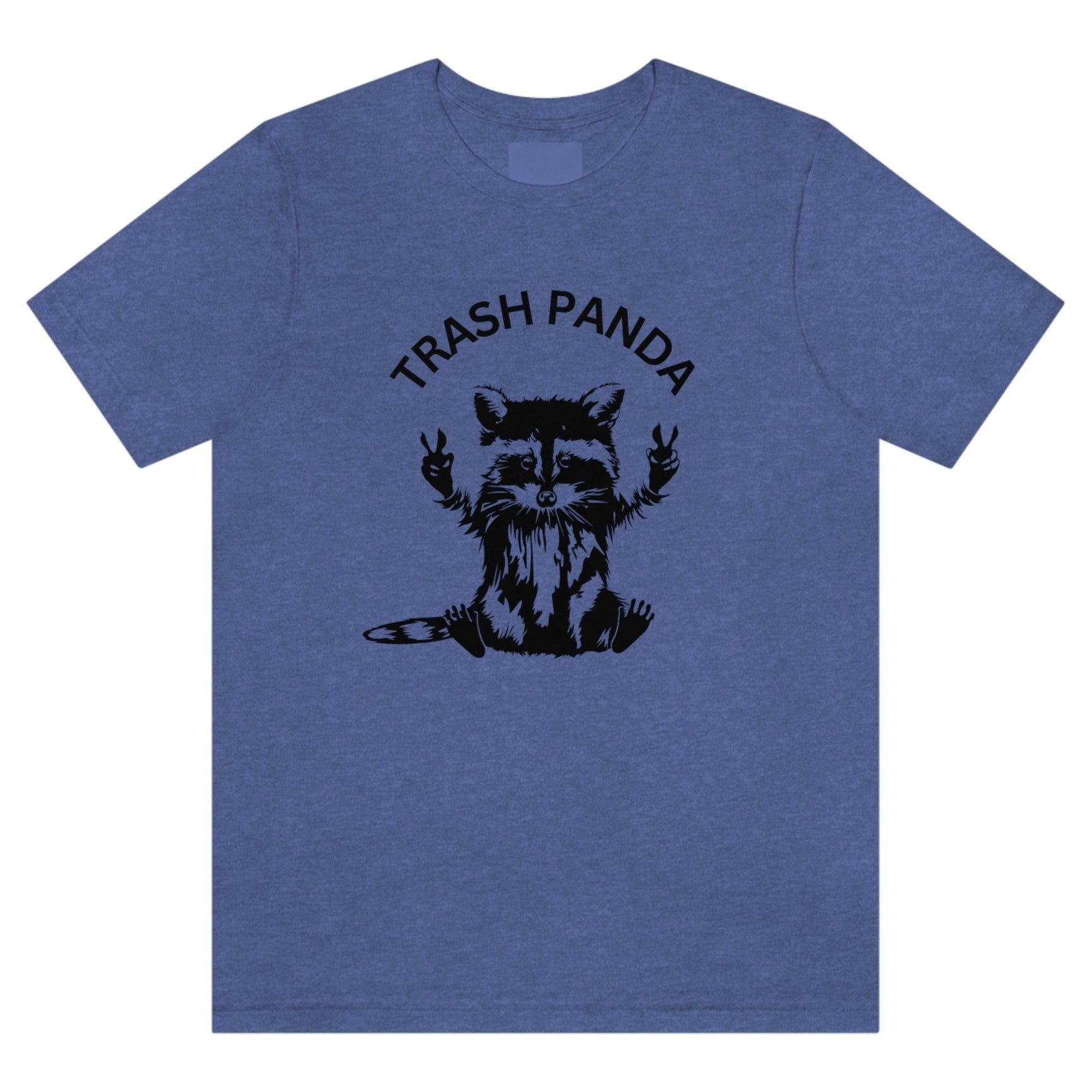 trash-panda-racoon-heather-true-royal-t-shirt-unisex