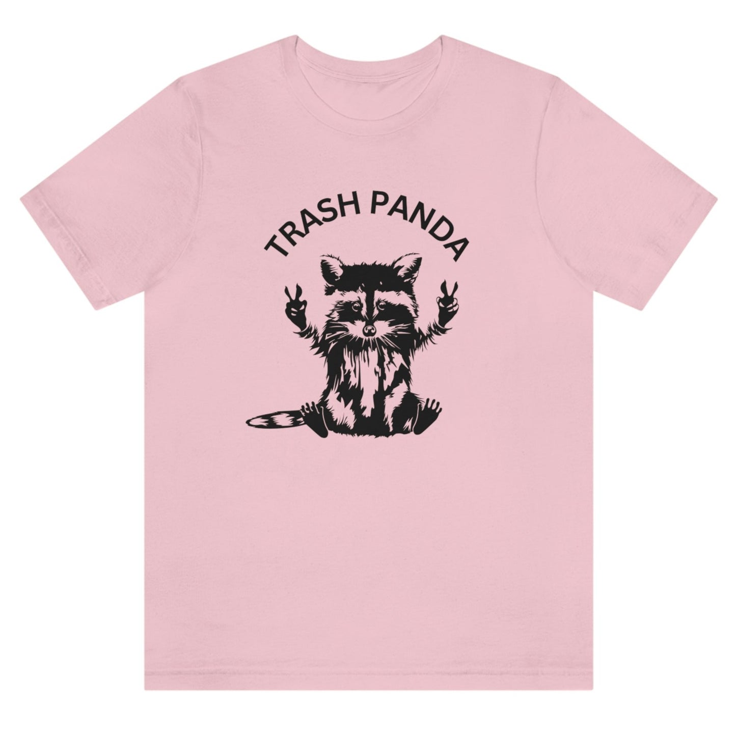 trash-panda-racoon-pink-t-shirt-unisex